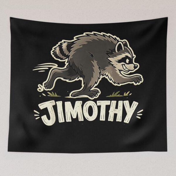 Item preview, Jimothy Raccoon Personalized Name Gift designed and sold by Hugosploosh.