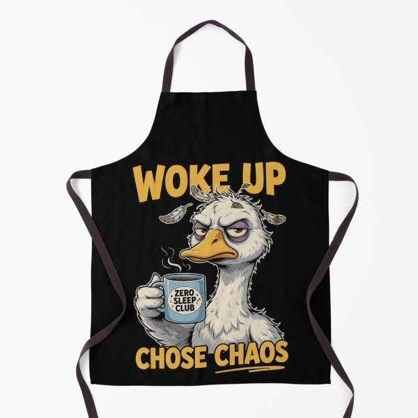 Item preview, Woke Up Chose Chaos Zero Sleep Club Goose Vintage designed and sold by CF_VintageDesign.