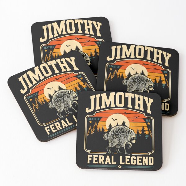 Item preview, Jimothy Feral Legend Seattle Washington Raccoon Wildlife designed and sold by Hugosploosh.