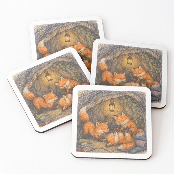Item preview, Playful Foxes designed and sold by DavidDeursen.
