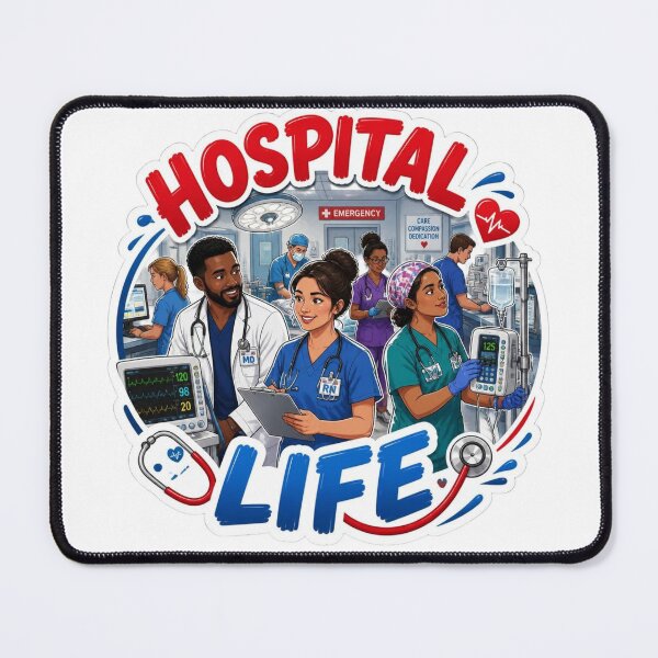 Item preview, Hospital Life Doctor Nurse Medical Healthcare Hospital Staff designed and sold by MR4me.