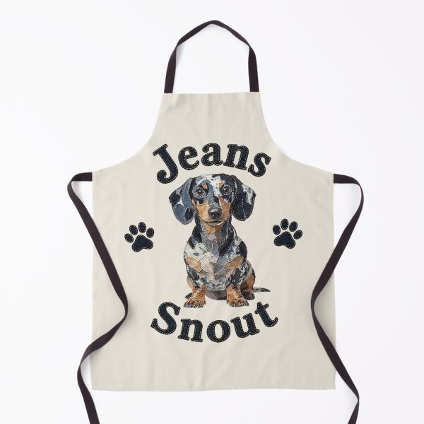 Item preview, Dapple Smooth Dachshund Denim Patch Art designed and sold by JeanSnout.