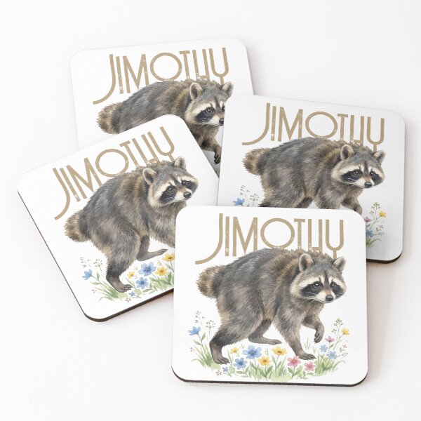 Item preview, Jimothy unique rare viral raccoon sweet painting designed and sold by Woketoon.