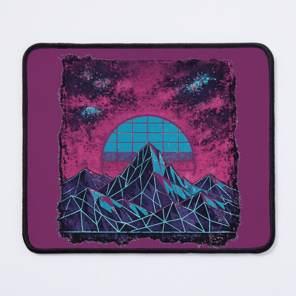 Item preview, Synthwave Range At Dawn designed and sold by KungPowUnicorn.