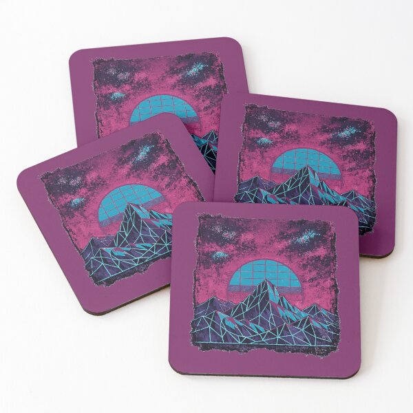 Item preview, Synthwave Range At Dawn designed and sold by KungPowUnicorn.