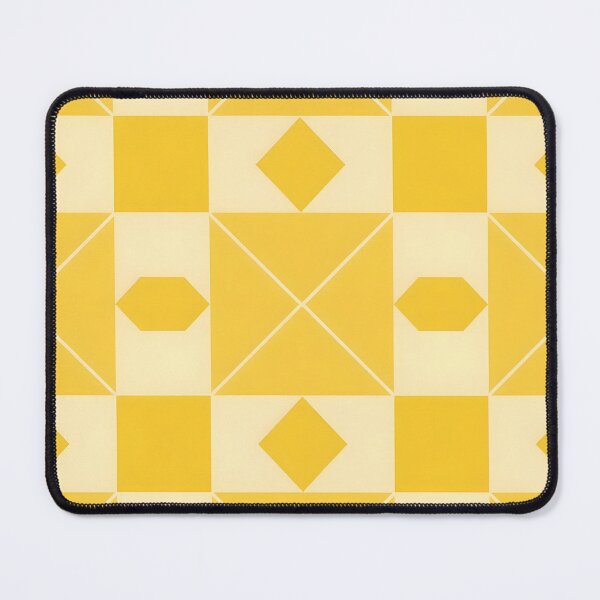 Item preview, Yellow and Cream Geometric Quilt Block Seamless Pattern Throw Blanket designed and sold by FestivityFinds.
