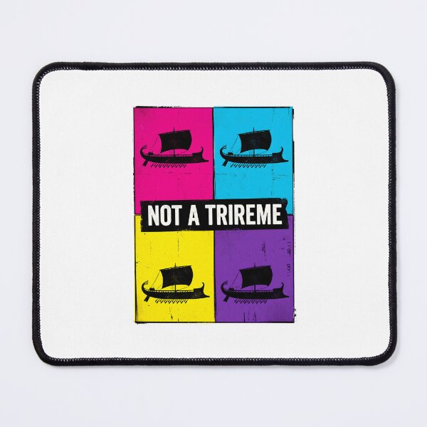 Item preview, Not A Trireme Ancient Galley Pop Art designed and sold by SplashTastic.