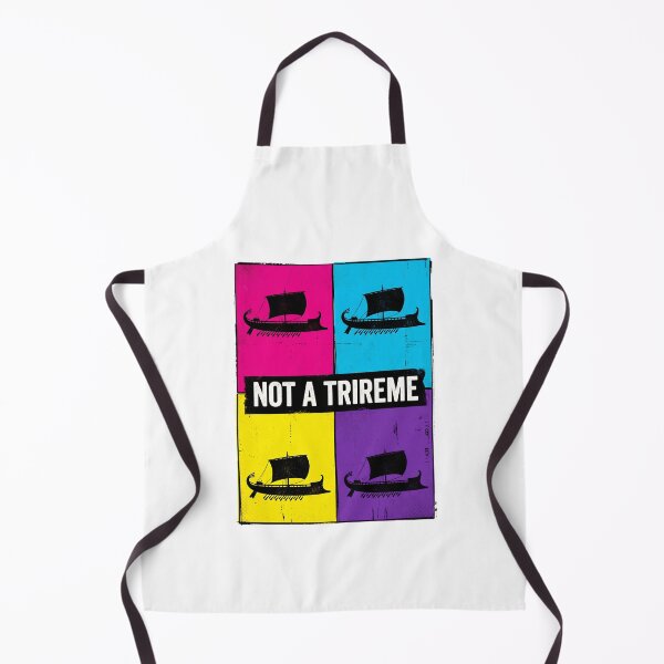 Item preview, Not A Trireme Ancient Galley Pop Art designed and sold by SplashTastic.