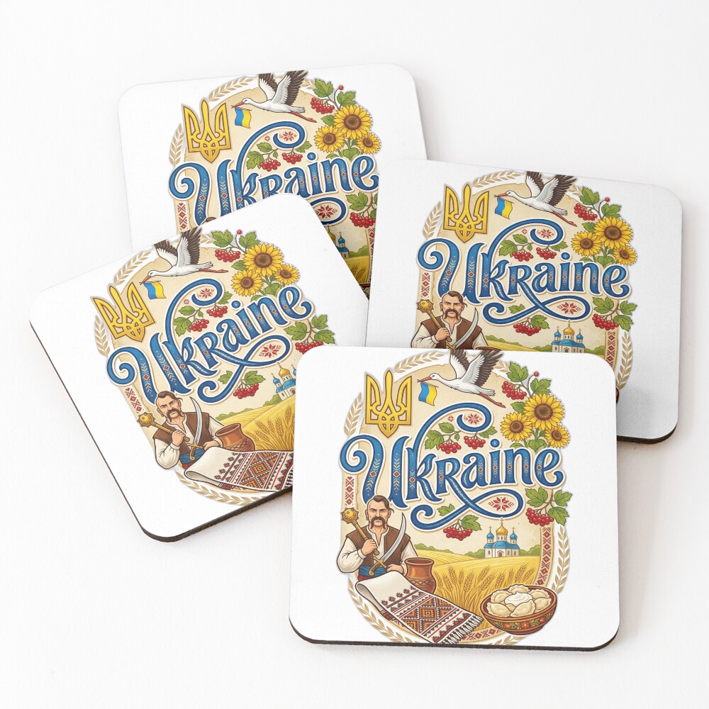 Item preview, Coasters (Set of 4) designed and sold by FunFitsFactory.