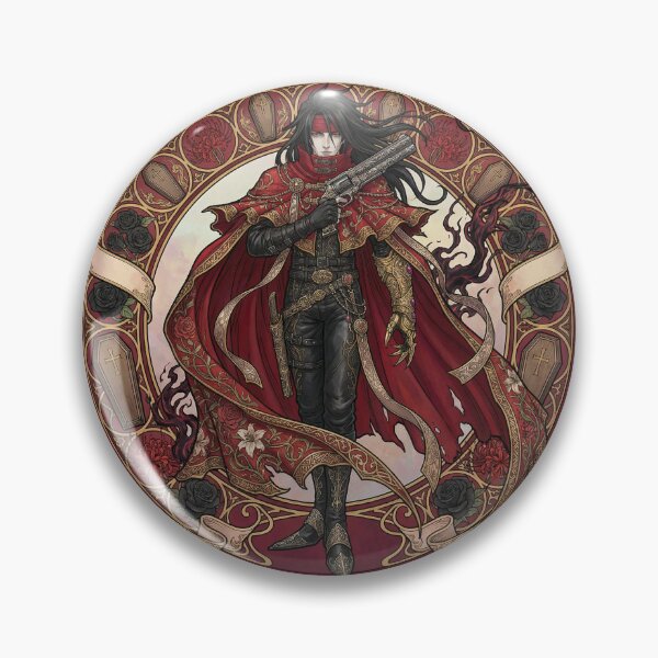 Item preview, Vincent Valentine in Alphonse Mucha Style designed and sold by Solace Sparkles.