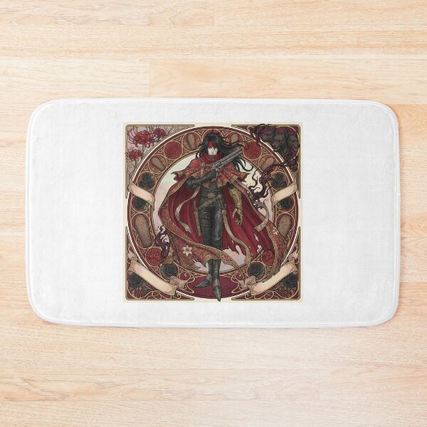 Item preview, Vincent Valentine in Alphonse Mucha Style designed and sold by Solace Sparkles.