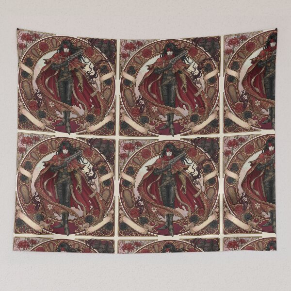 Item preview, Vincent Valentine in Alphonse Mucha Style designed and sold by Solace Sparkles.