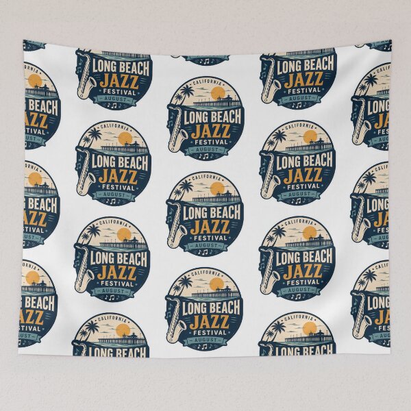 Item preview, Long Beach Jazz Festival California Celebration designed and sold by Combat Skies.