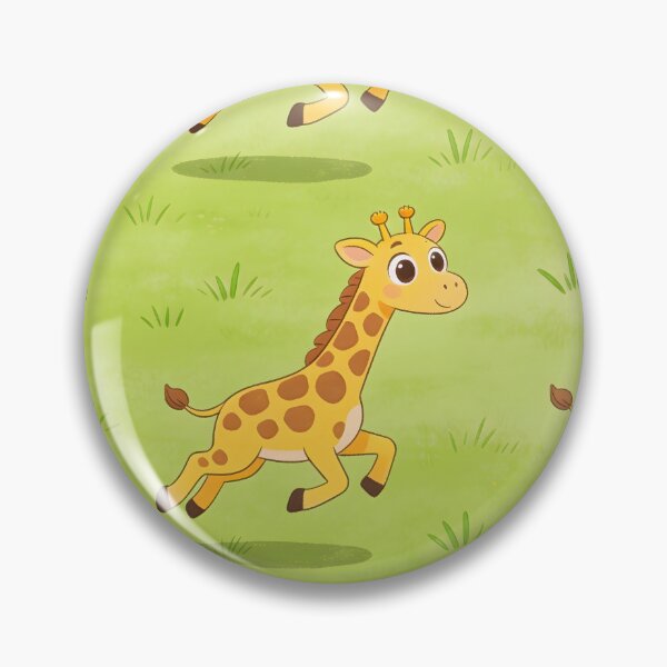 Item preview, Cute Running Giraffe Safari Seamless Pattern Throw Blanket designed and sold by FestivityFinds.