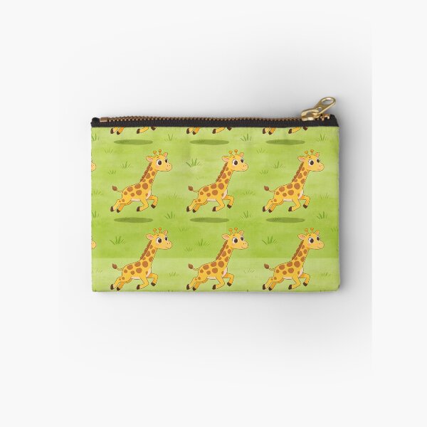 Item preview, Cute Running Giraffe Safari Seamless Pattern Throw Blanket designed and sold by FestivityFinds.