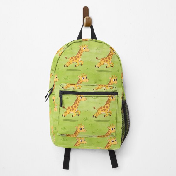 Item preview, Cute Running Giraffe Safari Seamless Pattern Throw Blanket designed and sold by FestivityFinds.