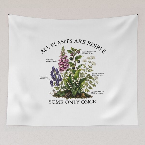 Item preview, All Plants Are Edible - Humorous Biologist Tee designed and sold by jimmyneo.