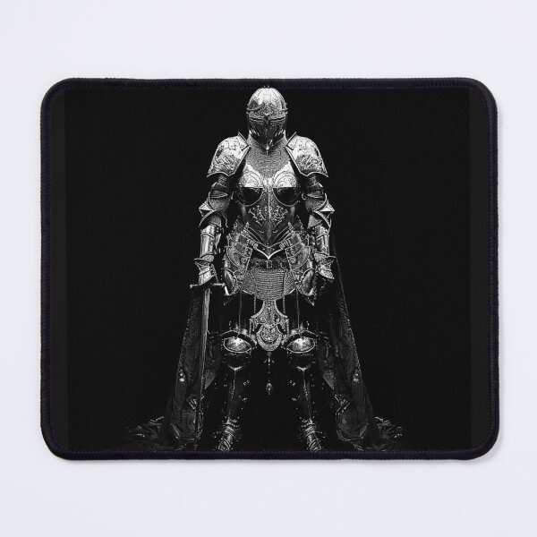 Item preview, Gothic Female Knight in Ornate Medieval Armor designed and sold by inkoutninja.