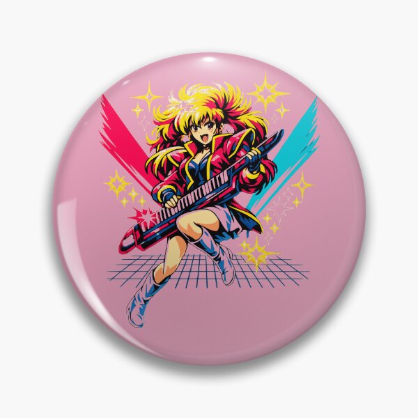 Item preview, Synthwave Retro Anime Keytar Idol designed and sold by KungPowUnicorn.