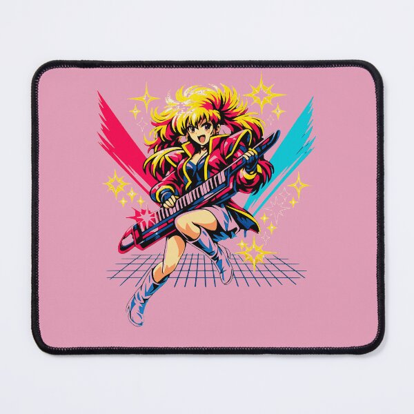 Item preview, Synthwave Retro Anime Keytar Idol designed and sold by KungPowUnicorn.
