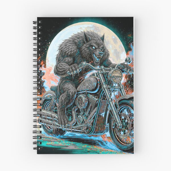 Item preview, TOCOCLAWS Werewolf Motorcycle Rider Monster designed and sold by TOCOCLAWS.