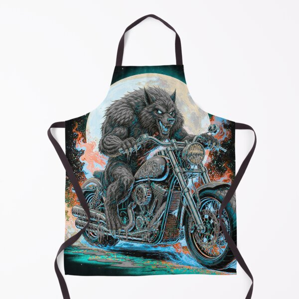 Item preview, TOCOCLAWS Werewolf Motorcycle Rider Monster designed and sold by TOCOCLAWS.