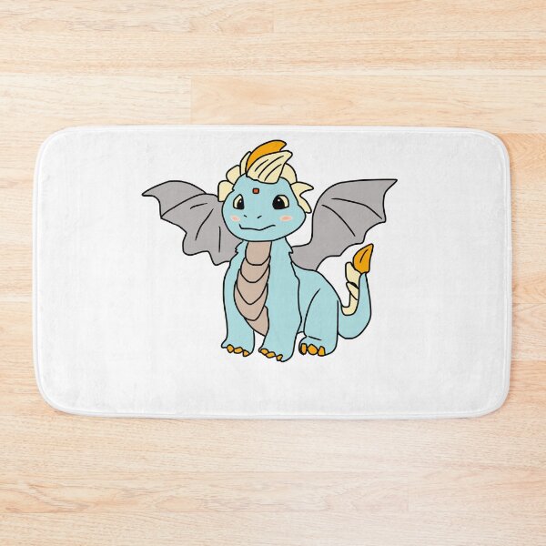 Item preview, Cute Baby Blue Dragon Illustration designed and sold by AbbyWorldStudio.