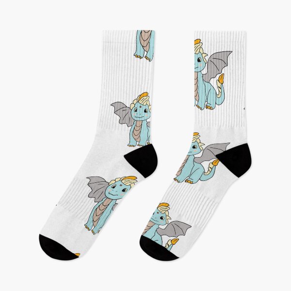 Item preview, Cute Baby Blue Dragon Illustration designed and sold by AbbyWorldStudio.