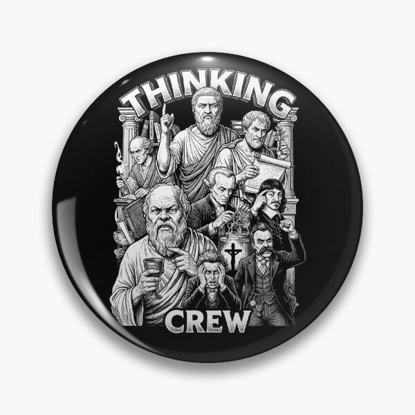 Item preview, Philosophy Thinking Crew Philosopher Funny Philosophers designed and sold by GrandeDuc.