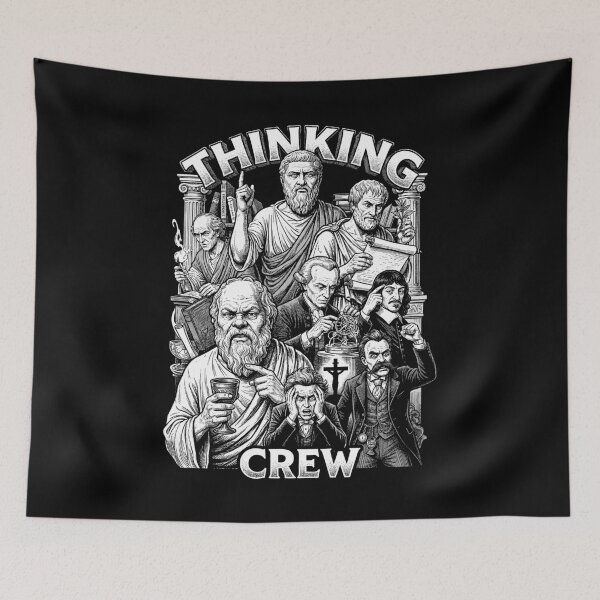 Item preview, Philosophy Thinking Crew Philosopher Funny Philosophers designed and sold by GrandeDuc.