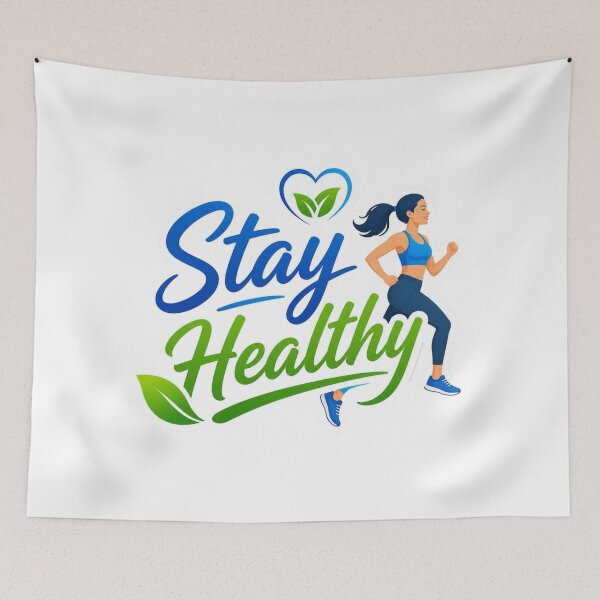 Item preview, Stay Healthy Wellness Motivation Health Lifestyle Die-Cut  designed and sold by MR4me.