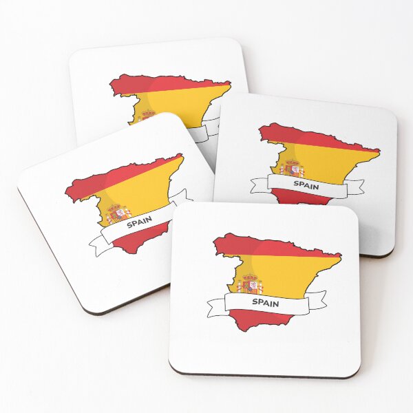 Item preview, Spain Map Flag Silhouette Graphic designed and sold by Travel.Art.