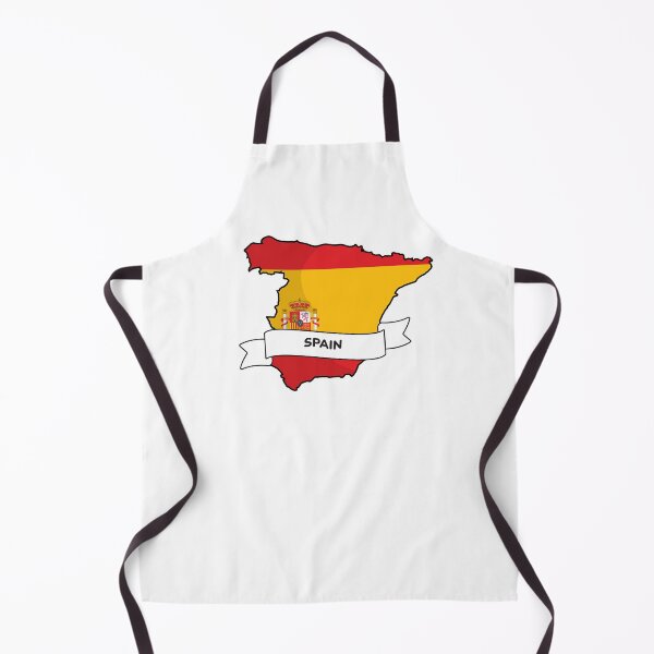 Item preview, Spain Map Flag Silhouette Graphic designed and sold by Travel.Art.