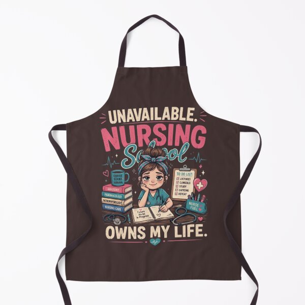 Item preview, Funny Nursing School Student Shirt Unavailable. Nursing School Owns My Life Back to School Gift designed and sold by Golden Touch Prints.