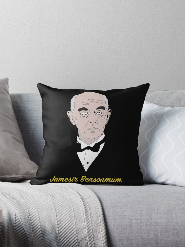 Murder By Death Jamesir Bensonmum Throw Pillow By Cliocrescente