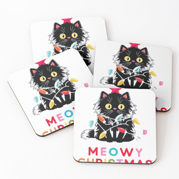 Item preview, Meowy Christmas Cat Lights Funny Holiday designed and sold by icm4639.