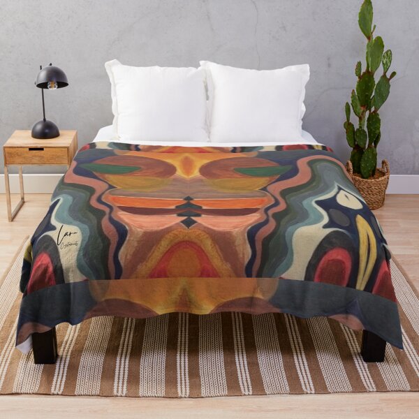 Item preview, Abstract Retro Symmetry Earthy Boho Art designed and sold by crystalar95.