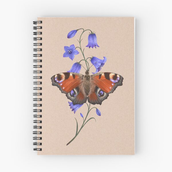 Item preview, Peacock Butterfly on Campanula designed and sold by Caitie-M.