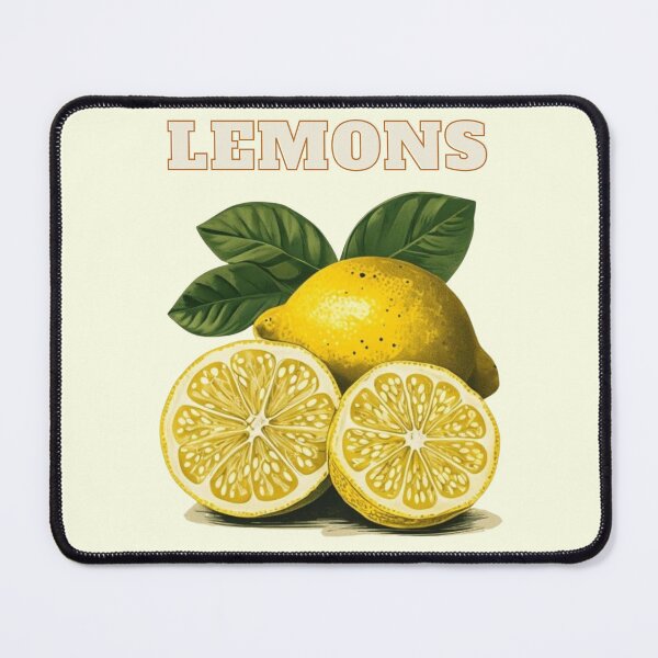 Item preview, Fresh Lemons Vintage Botanical Illustration | Citrus Fruit Kitchen Design designed and sold by Palette & Hue.