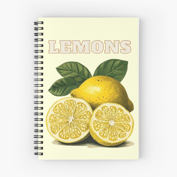 Item preview, Fresh Lemons Vintage Botanical Illustration | Citrus Fruit Kitchen Design designed and sold by Palette & Hue.