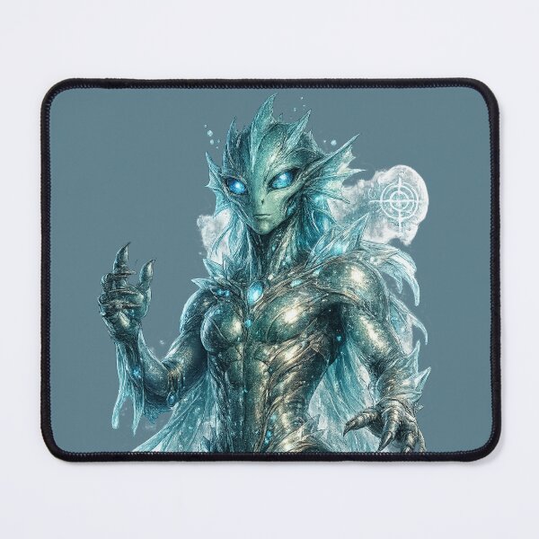 Item preview, Realistic Aquatic Alien Portrait designed and sold by Ruamid.