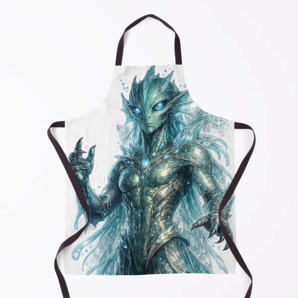 Item preview, Realistic Aquatic Alien Portrait designed and sold by Ruamid.