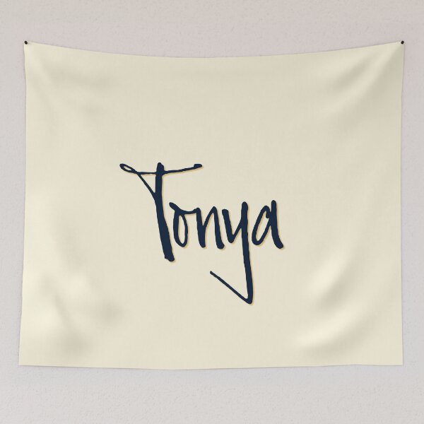 Item preview, TONYA personalized type design designed and sold by CharlottePlaceArt.