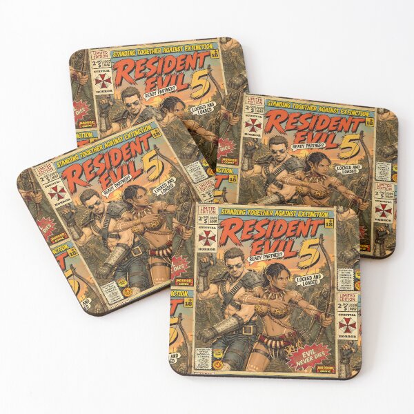 Item preview, Portada de cómic retro vintage de Resident Evil 5 designed and sold by Back2Collage.