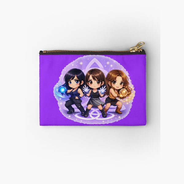 Item preview,  Charmed chibi style, charmed characters fighting stance designed and sold by Wicca and mythical creatures .