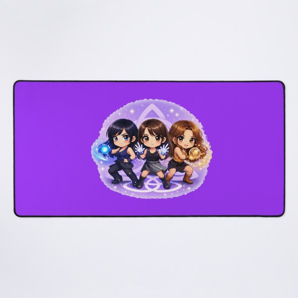 Item preview, Charmed chibi style, charmed characters fighting stance designed and sold by Wicca and mythical creatures .