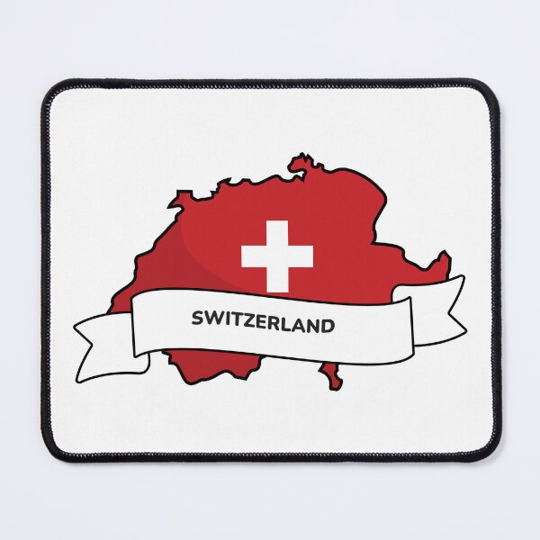 Item preview, Switzerland Map Flag Silhouette Graphic designed and sold by Travel.Art.