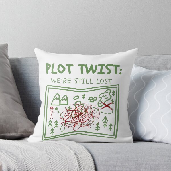 Artikelvorschau, Lustiges Wander-Humor-T-Shirt – Plot-Twist: Wir sind immer noch verloren entworfen und verkauft von KomixsDesign.