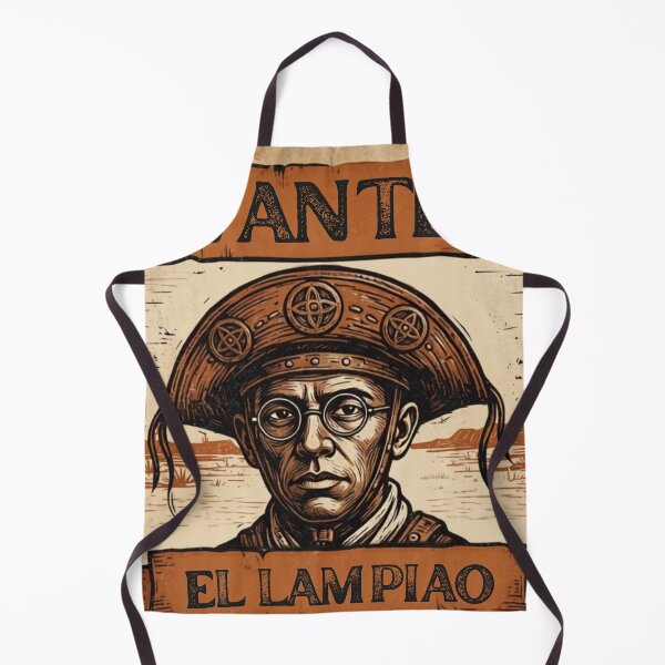 Item preview, El Lampiao Wanted Vintage Outlaw Poster designed and sold by onelifeonegod.
