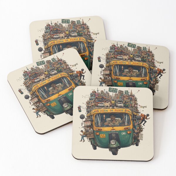 Item preview, Managed Somehow | Indian Auto Rickshaw Chaos designed and sold by MidnightCache.